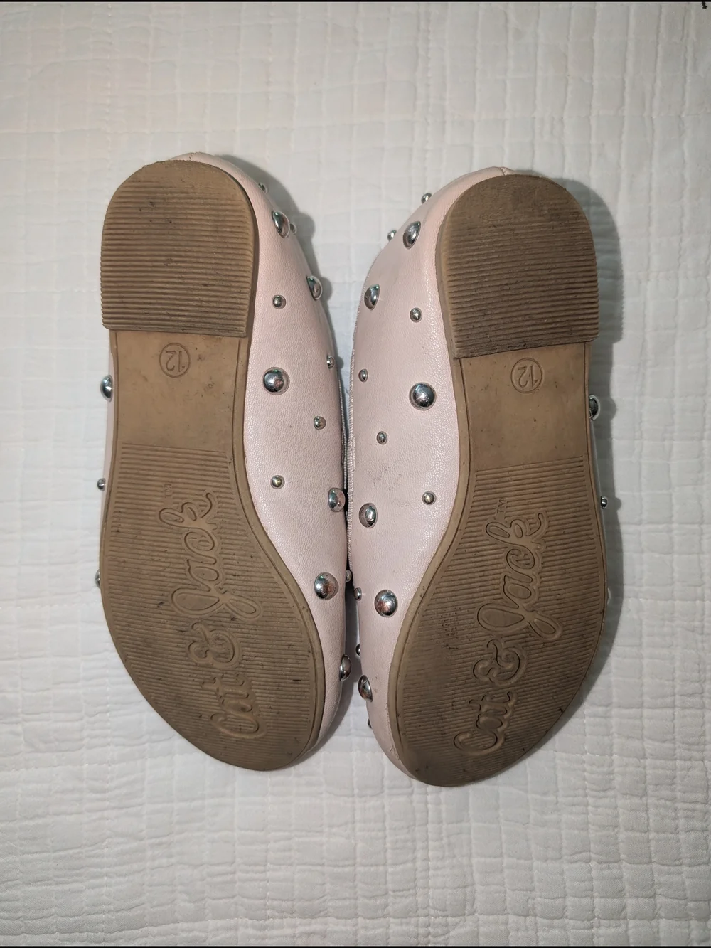 Cat & Jack Pink Studded Mary Jane Flats for Kids